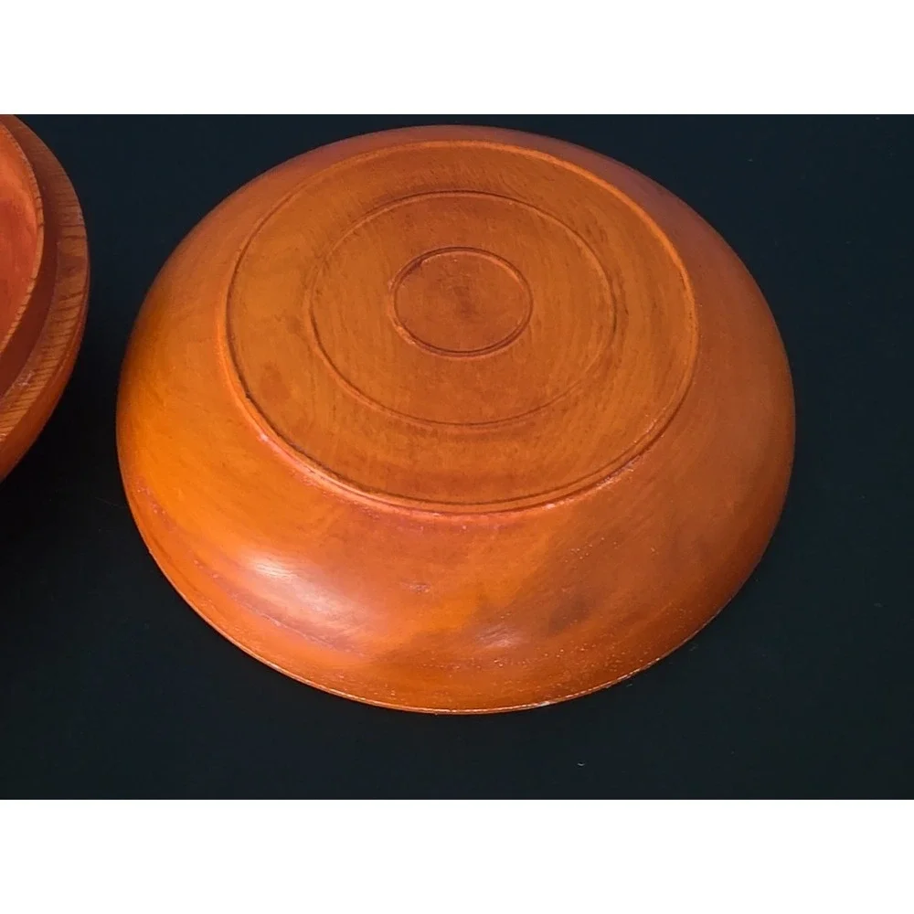 Vintage‎ Wooden Dapa Bhutanese Burl Maple Wood Bowl Used for Commoners